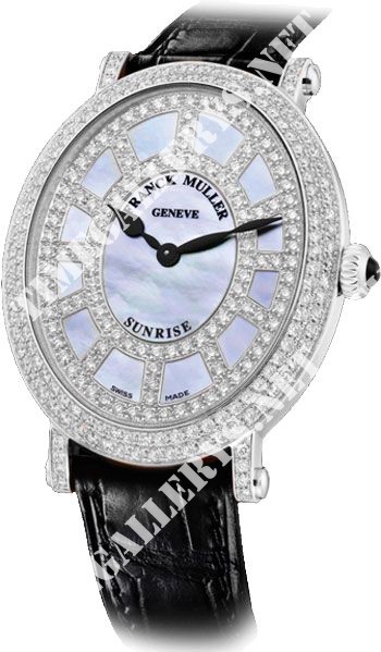 Franck Muller Sunrise Oval Ladies White Gold 1632 B QZ SNR D CD W