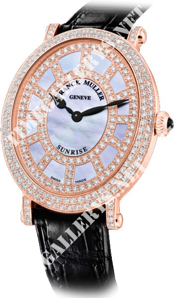 Franck Muller Sunrise Oval Ladies Rose Gold 1632 B QZ SNR D CD