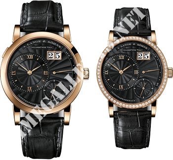 A. Lange & Sohne Lange 1 Pink Gold Black 101.065-811.065