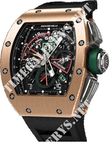 Richard Mille Watches Roberto Mancini Automatic Flyback Chronograph RM 011-01 Gold Titanium