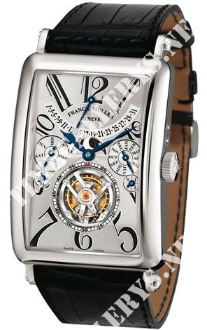 Franck Muller Long Island Perpetual Calendar 1350 T QP Silver Dial