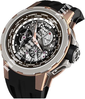 Richard Mille Watches Tourbillon World Timer Jean Todt Limited Edition Tourbillon RM 58-01 World Timer Jean Todt Limited Edition