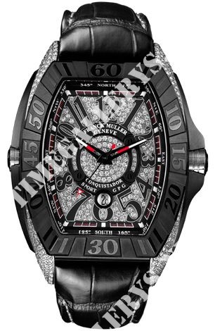 Franck Muller Conquistador Grand Prix Date 9900 T GPG D CD TITANIUM