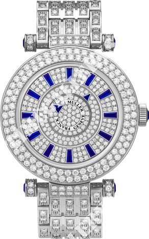 Franck Muller Double Mystery Ronde 42 DM D2R CD Blue