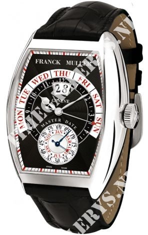 Franck Muller Cintree Curvex Master Date 8880 S6 GG DT White Gold