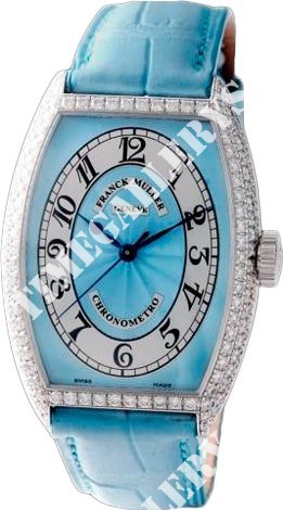 Franck Muller Cintree Curvex Chronometro 5850 SC CHR MET D Blue