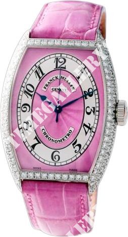 Franck Muller Cintree Curvex Chronometro 5850 SC CHR MET D Pink