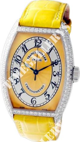 Franck Muller Cintree Curvex Chronometro 5850 SC CHR MET D Yellow