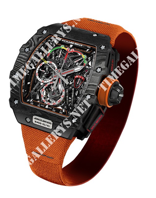 Richard Mille Men's Collection RM 50-03-1 Tourbillon split seconds chronograph ultralight - McLaren F1