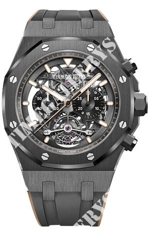 Audemars Piguet Royal Oak TOURBILLON CHRONOGRAPH OPENWORKED Pink Gold-Toned 26343CE.OO.D002CA.04