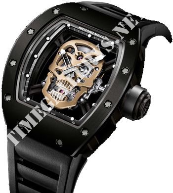 Richard Mille Watches Tourbillon Skull Nano-Ceramic RM 52-01 Skull Tourbillon