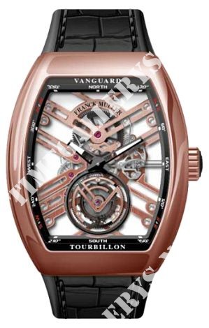 Franck Muller Vanguard Tourbillon Skeleton V 45 T SQT RG