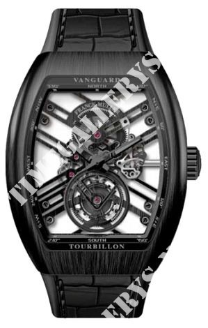 Franck Muller Vanguard Tourbillon Skeleton V 45 T SQT BL Ti