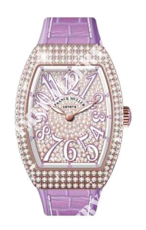 Franck Muller Vanguard Lady Gold Diamonds 46 mm V 35 QZ D