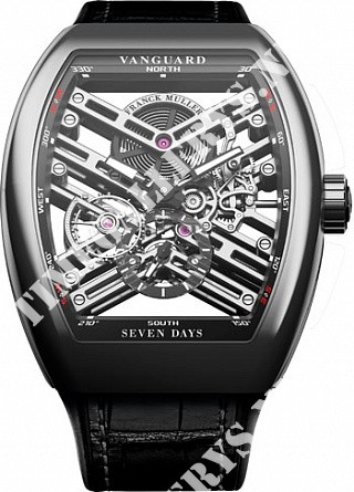 Franck Muller Vanguard Skeleton Stainless steel V 45 S6 SQT