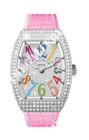 Franck Muller Vanguard Lady Steel Daimonds 46 mm V 35 QZ COL D CD ST