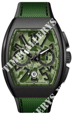 Franck Muller Vanguard Camouflage V 45 CC DT CAMOU GRNR MC.TT