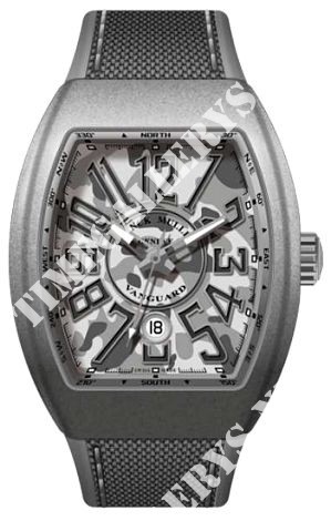 Franck Muller Vanguard Camouflage V 45 SC DT CAMOU TT MC.TT GR