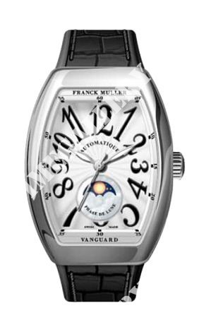 Franck Muller Vanguard Lady Lune Steel 46 mm V 35 SCAT FO L ST