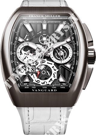 Franck Muller Vanguard Grand Date White Gold V 45 CC GD SQT BR