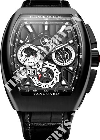 Franck Muller Vanguard Grand Date Titanium Black V 45 CC GD SQT BR NR B