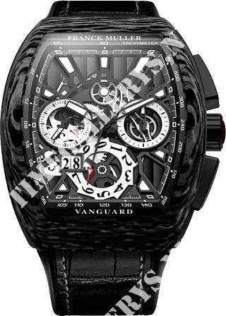 Franck Muller Vanguard Grand Date Carbon Black V 45 CC GD SQT CARBONE B