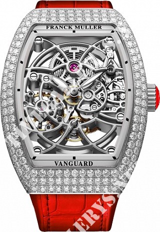 Franck Muller Vanguard Lady Skeleton V 32 S6 SQT D (RG)