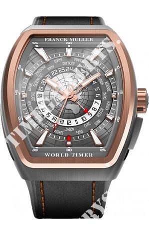 Franck Muller Vanguard World Timer GMT V45 TT 5N GMT