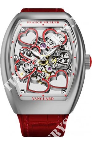 Franck Muller Heart Vanguard Skeleton V38 S6 SQT HEART ST