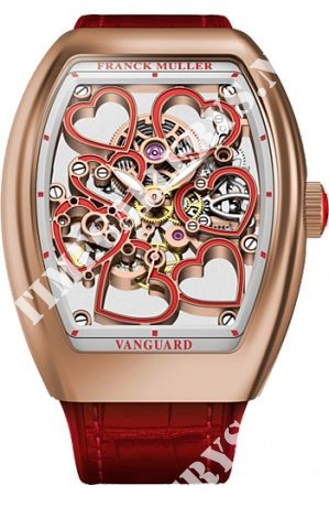 Franck Muller Heart Vanguard Skeleton V38 S6 SQT HEART