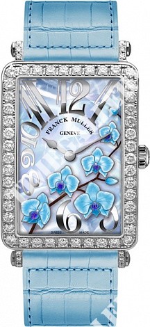 Franck Muller Long Island Flower 952 QZ ORC D blue