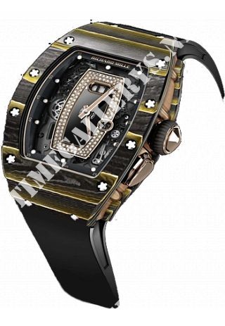 Richard Mille Women's Collection NTPT Carbon RM 037 Gold