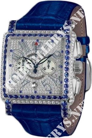 Franck Muller Conquistador Cortez Chronograph 10000 H CC D CD BLUE NIGHT