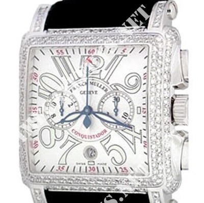 Franck Muller Conquistador Cortez Chronograph Diamonds 10000 H CC D