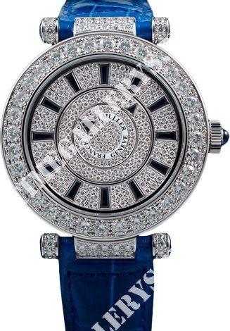 Franck Muller Double Mystery Ronde 42 DM D2R CD Blue Croco