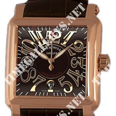 Franck Muller Conquistador Cortez Centre Second 10000 K SC RG Chocolate