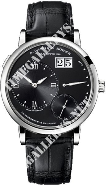 A. Lange & Sohne Lange 1 White Gold Black Dial 117.028