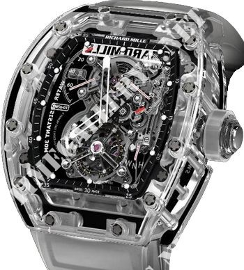 Richard Mille Watches Sapphire Crystall Tourbillon Tourbillon RM 56-01 Sapphire Crystall