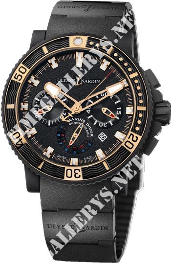 Ulysse Nardin Marine Collection Black Sea Chronograph 353-90-3C